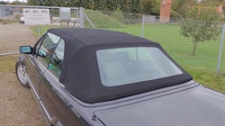 BMW E30 kaleche i Twillfaststof på lager i sort!